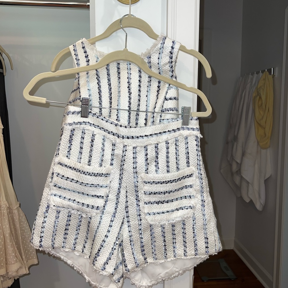 2 Piece Set - Blue & White